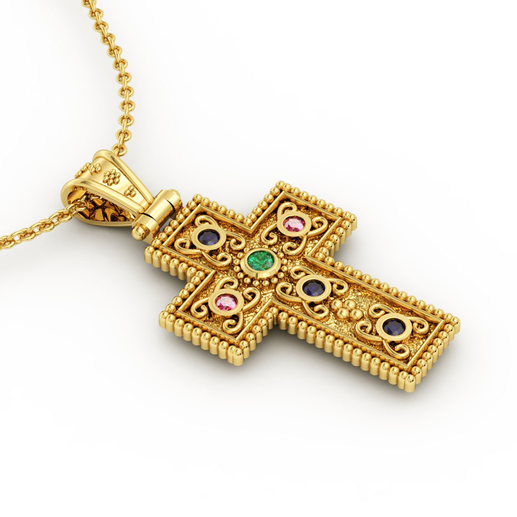 Ορθόδοξα Βυζαντινά Κοσμήματα, Βυζαντινοί Σταυροί για γυναίκες και κορίτσια