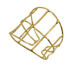 Αρχαϊκό Φαρδύ Σφυρήλατο Βραχιόλι 70102 / Ασημένιο, χειροποίητο, επιχρυσωμένο