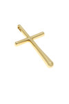 βαπτιστικός σταυρός, χειροποίητος, μασίφ, ανδρικός - unisex σε χρυσό Κ18 / 1ST1934