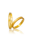 βέρες γάμου - αρραβώνων, σε χρυσό Κ9 ή Κ14 / 752 / 3.00 mm