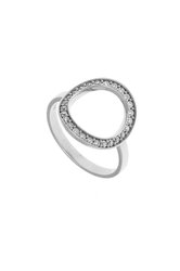 γυναικείο δαχτυλίδι, chevalier, με ζιργκόν, σε λευκό χρυσό Κ14 / 1DA2875