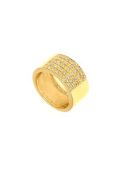 γυναικείο δαχτυλίδι, σεβαλιέ, με brilliant 0.55 ct, σε χρυσό Κ18 / 1DA2890