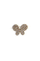 γυναικεία καρφίτσα, πεταλούδα, σε χρυσό Κ14, με ζιργκόν / 1KA0134 logo