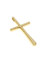 βαπτιστικός σταυρός, χειροποίητος, μασίφ, ανδρικός - unisex σε χρυσό Κ18 / 1ST1934