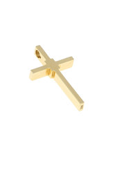 βαπτιστικός σταυρός, χειροποίητος, μασίφ, ανδρικός - unisex σε χρυσό Κ18 / 1ST1936